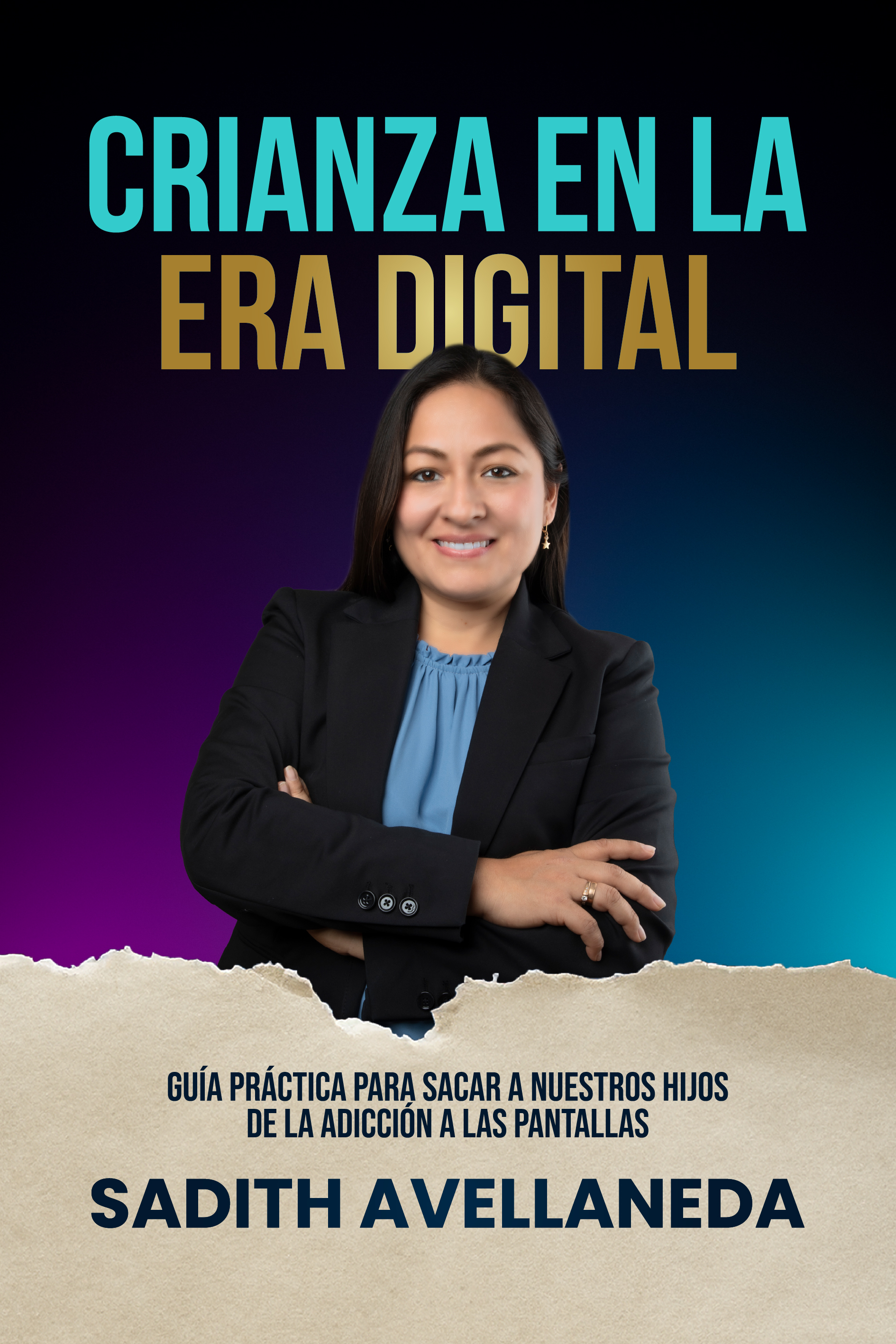 Portada del libro Crianza en la Era Digital, de Sadith Avellaneda